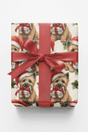 Holly Jolly Paws - London Penny Gift Wrap