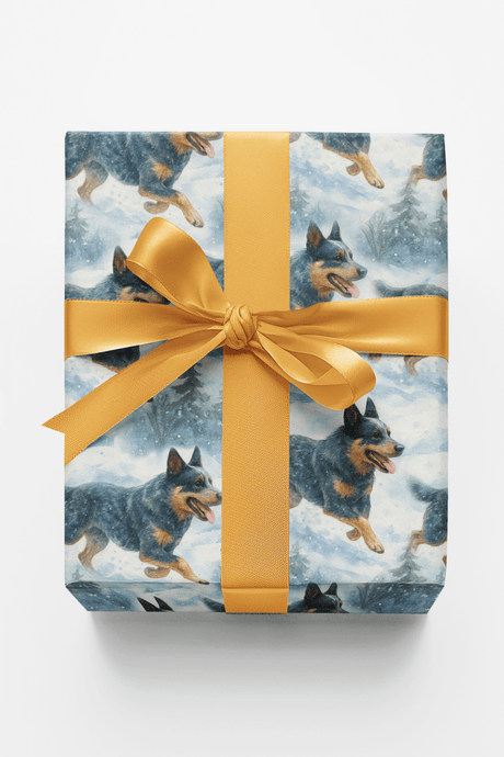 Holly Trails and Loyal Tails - London Penny Gift Wrap