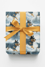 Holly Trails and Loyal Tails - London Penny Gift Wrap