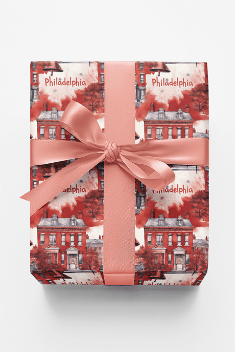 Philadelphia – Historic & Artistic Wrapping Paper - London Penny Gift Wrap