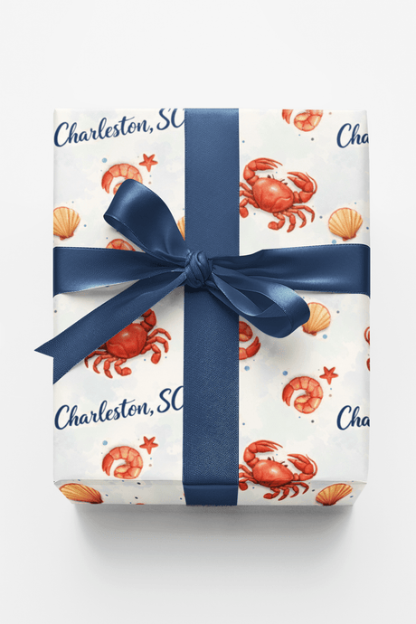 Charleston, SC - London Penny Gift Wrap