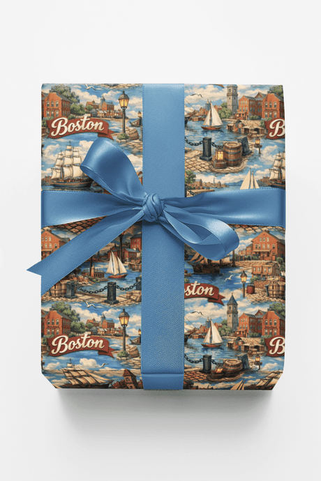 Boston Harbor Heritage - London Penny Gift Wrap