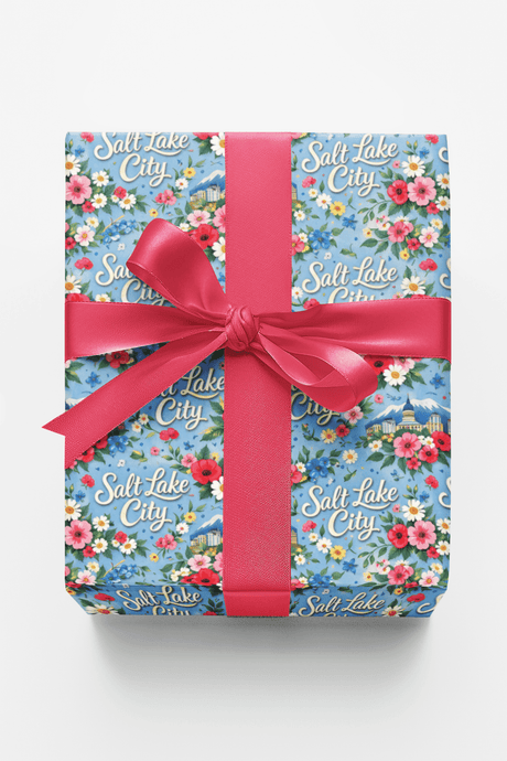 Salt Lake City - London Penny Gift Wrap