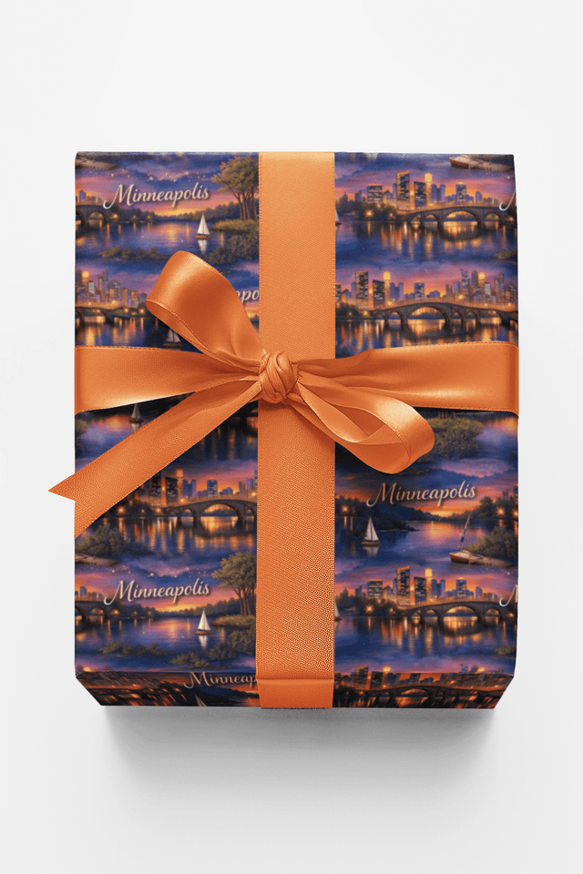 Minneapolis Lakes & Lights - London Penny Gift Wrap