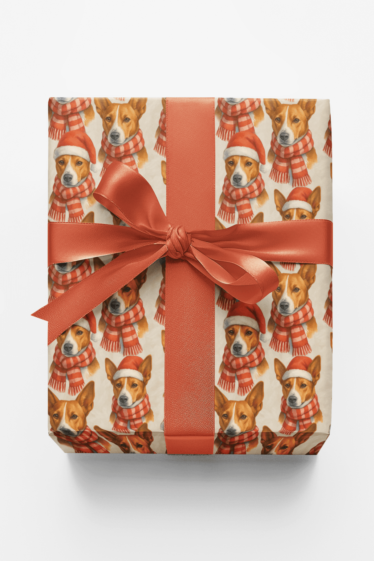 Crimson Tails & Cheer - London Penny Gift Wrap