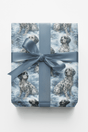 Snowy Spots & Cheer - London Penny Gift Wrap