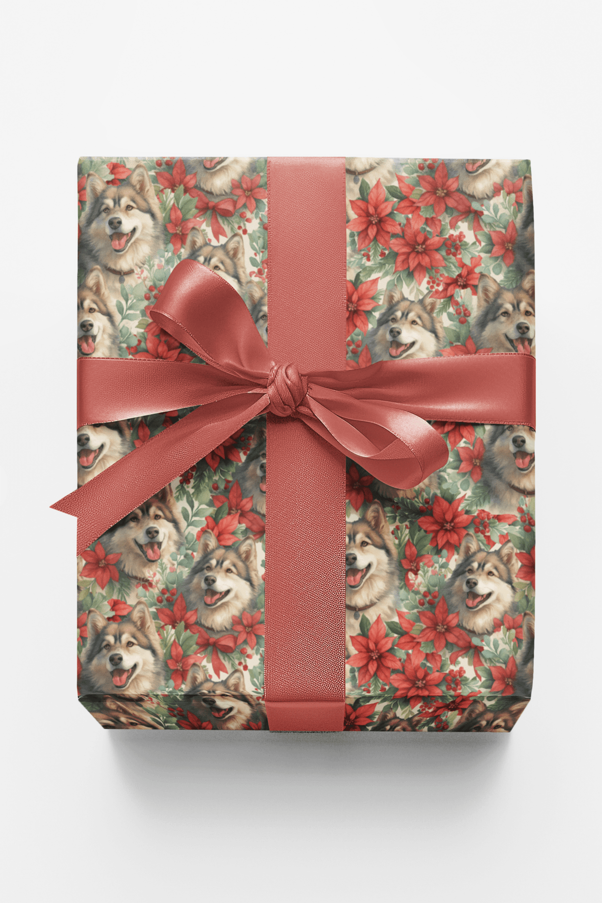 Northern Hollies, Holiday Whispers - London Penny Gift Wrap