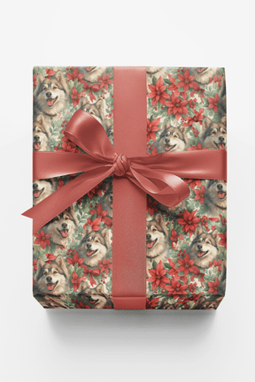 Northern Hollies, Holiday Whispers - London Penny Gift Wrap