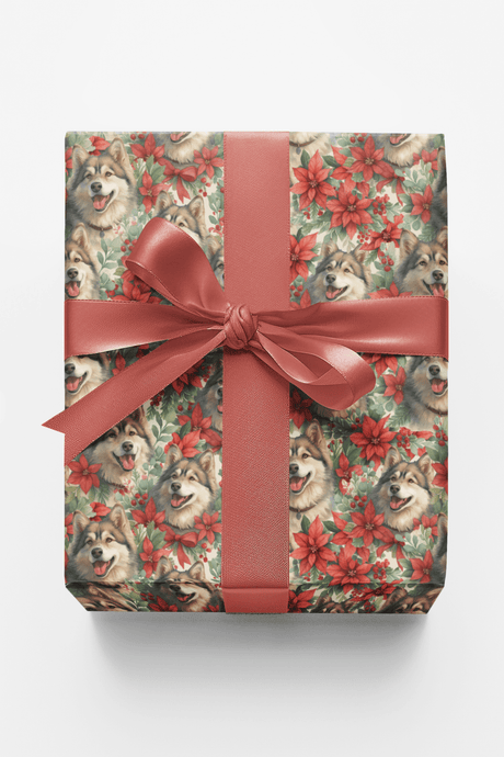 Northern Hollies, Holiday Whispers - London Penny Gift Wrap