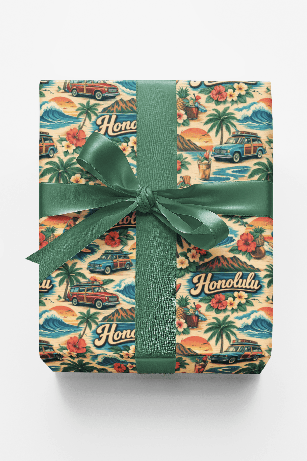 Honolulu Island Heritage - London Penny Gift Wrap