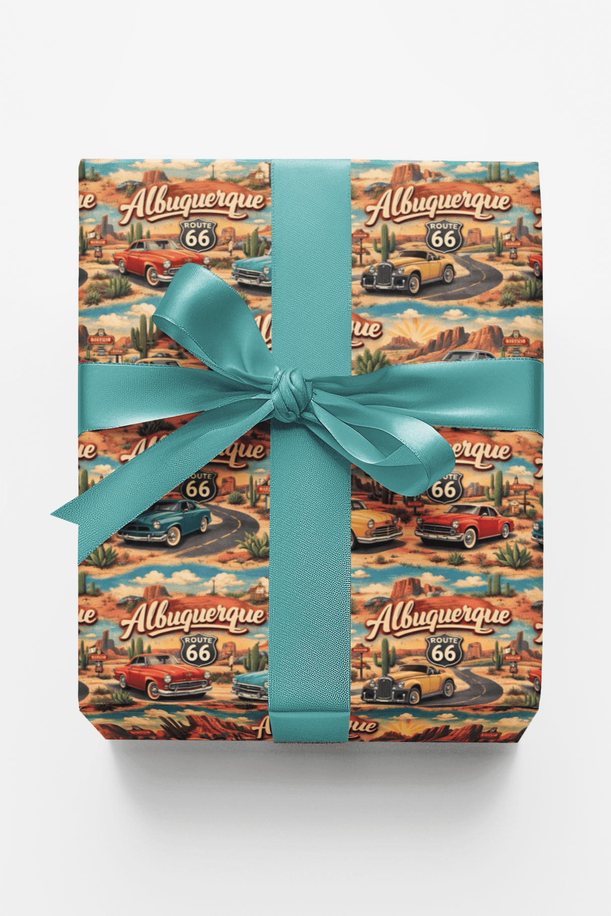 Albuquerque Old Route 66 - London Penny Gift Wrap