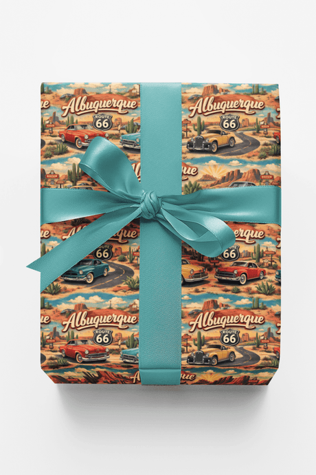 Albuquerque Old Route 66 - London Penny Gift Wrap