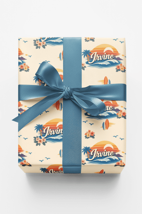 Irvine Pacific Calm - London Penny Gift Wrap