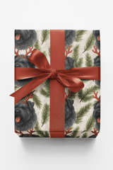 Garlanded Antler Joy - London Penny Gift Wrap