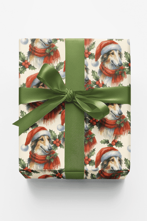 Holly Crowned Elegance - London Penny Gift Wrap