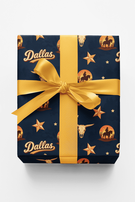 Dallas Lone Star Flashback - London Penny Gift Wrap