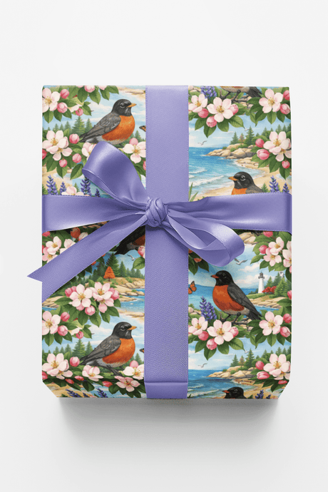 Michigan Flora & Fauna - London Penny Gift Wrap