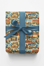 Texas Postcard Memories - London Penny Gift Wrap
