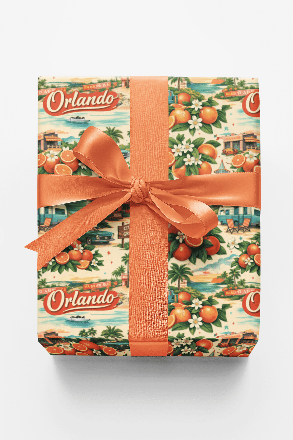 Orlando Citrus & Sunshine - London Penny Gift Wrap