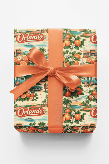 Orlando Citrus & Sunshine - London Penny Gift Wrap