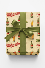 Milwaukee Brew Town Beats - London Penny Gift Wrap
