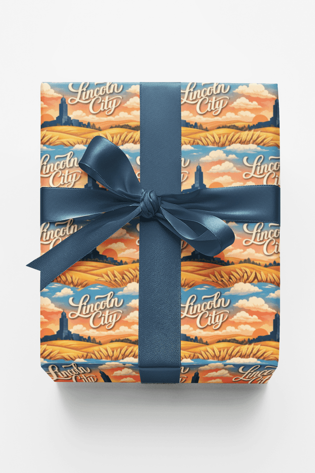 Lincoln Prairie Gold - London Penny Gift Wrap