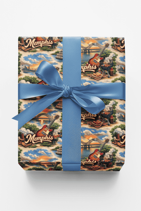 Memphis Blues & BBQ - London Penny Gift Wrap