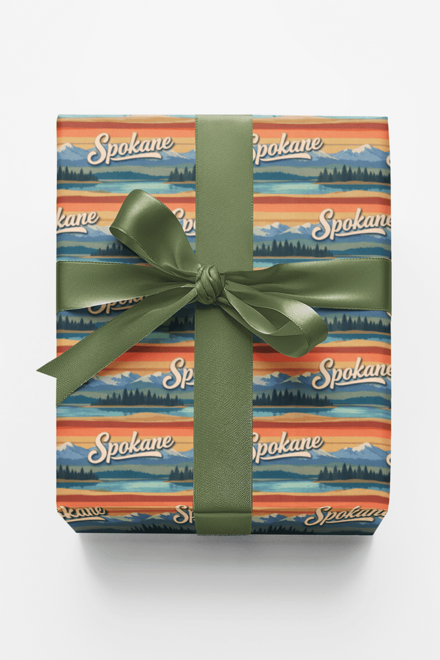 Spokane - London Penny Gift Wrap