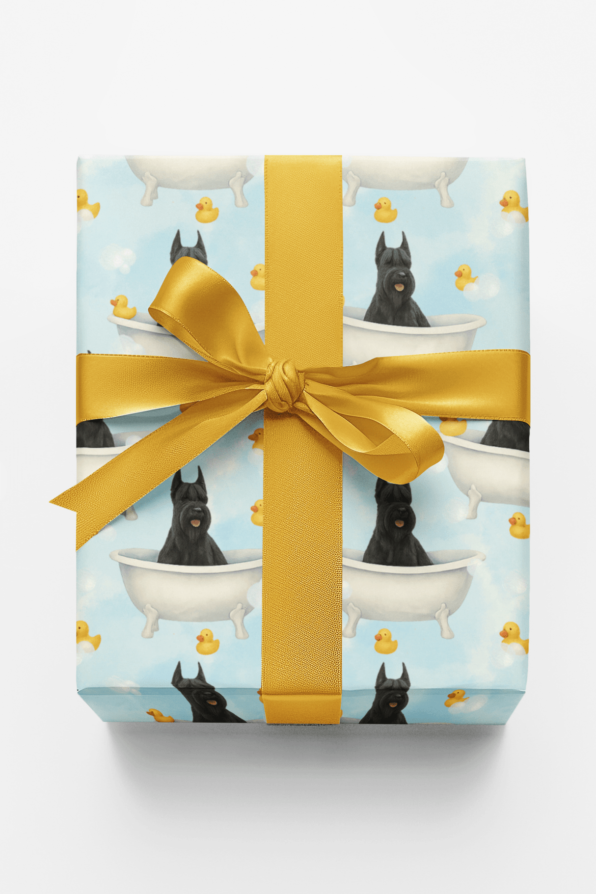 Rubber Ducky Giant Schnauzer Splash - London Penny Gift Wrap