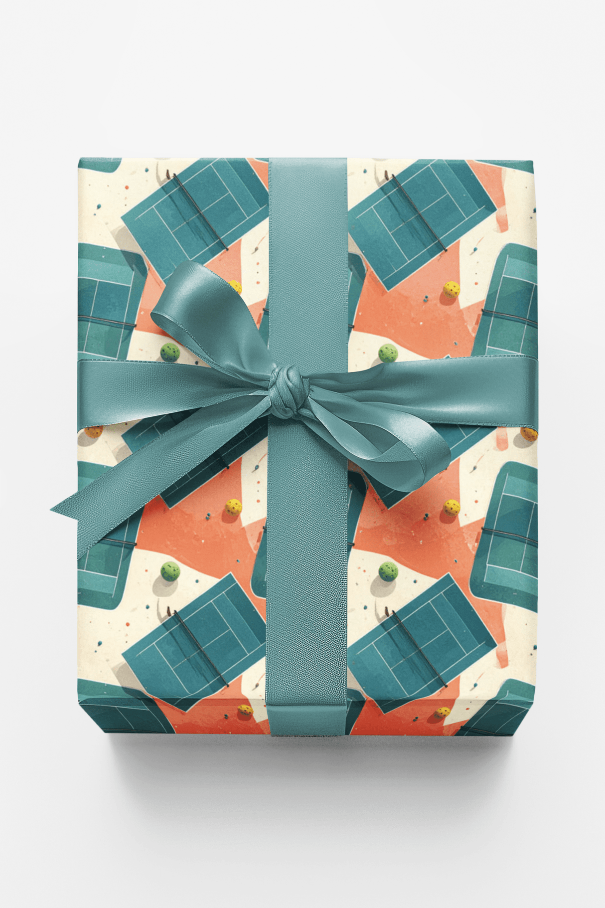 Sunlit Resort Courts Wrapping Paper - London Penny Gift Wrap