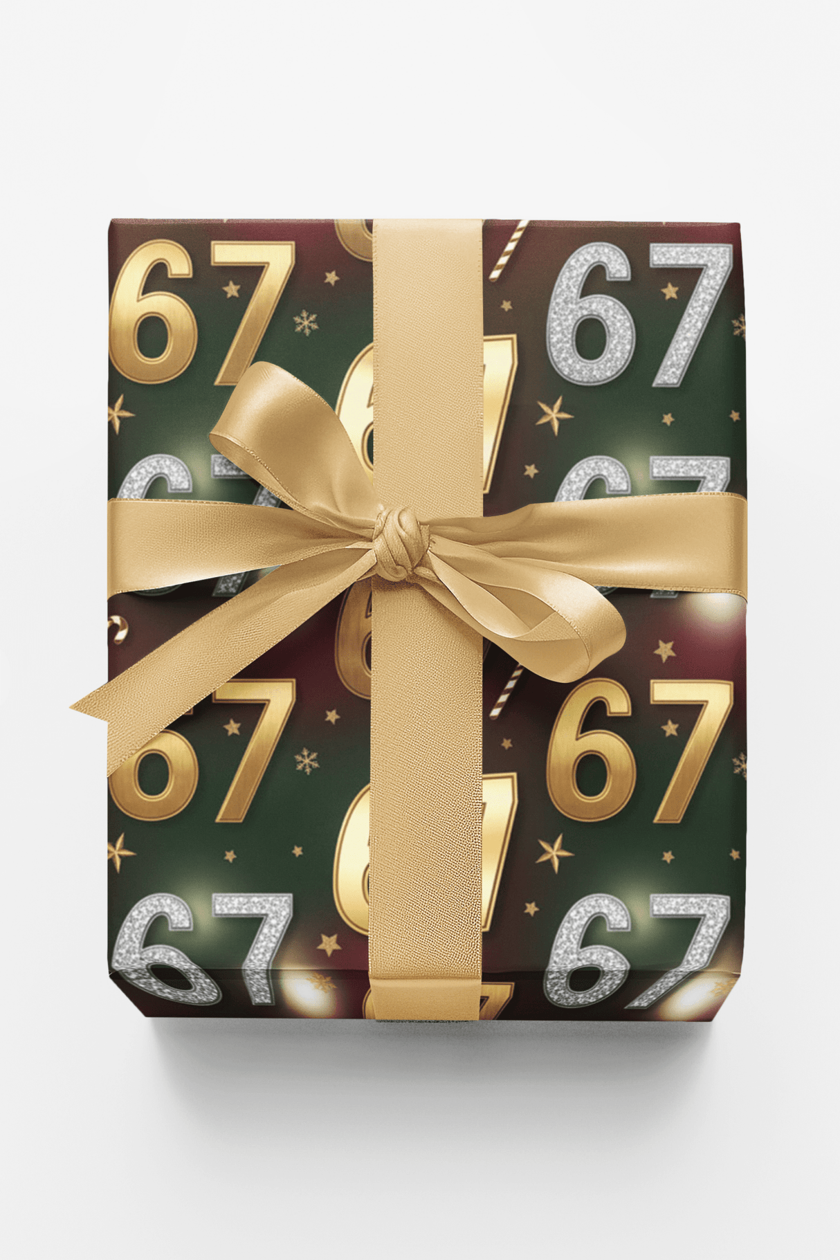 67 Candy Cane Splash - London Penny Gift Wrap