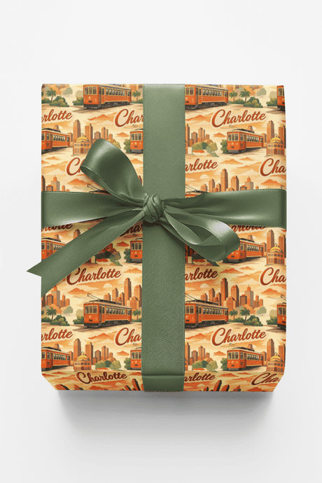 Charlotte Queen City Glow - London Penny Gift Wrap