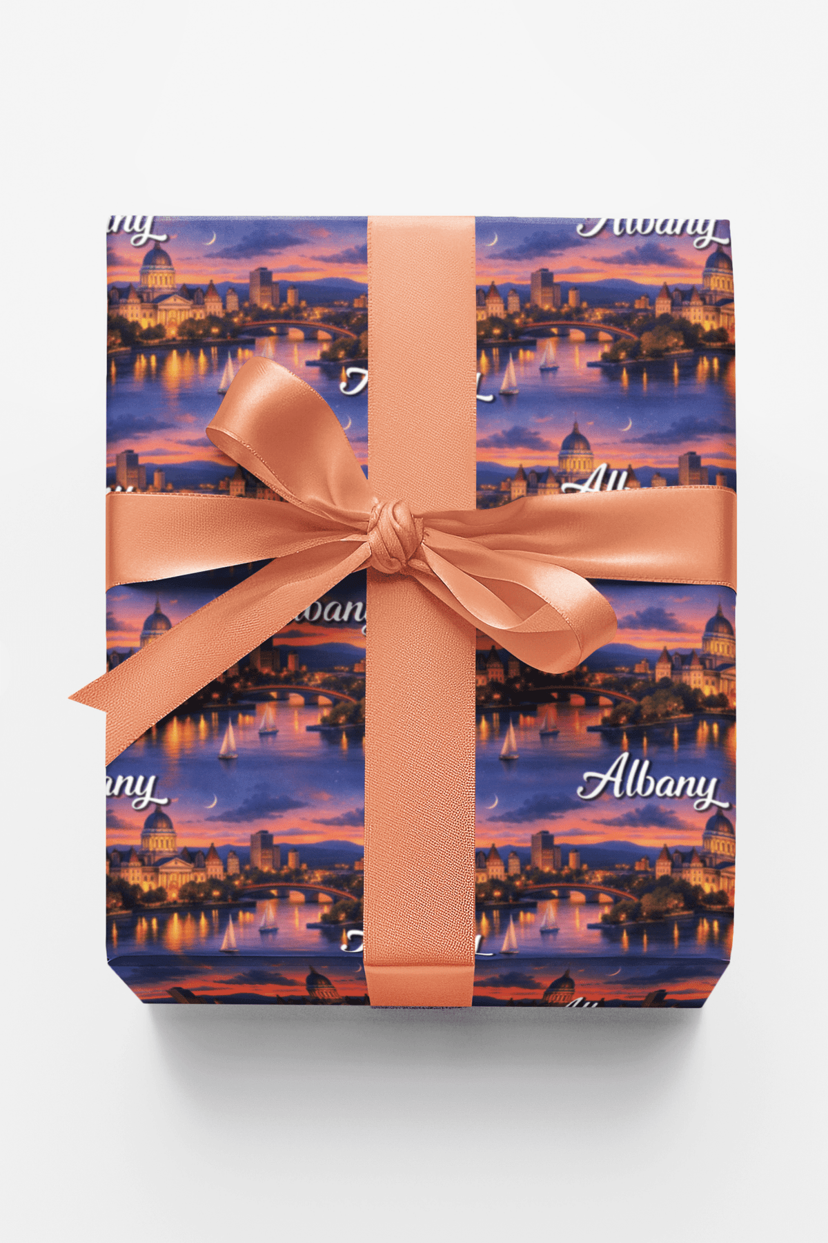 Albany Empire State Gold - London Penny Gift Wrap
