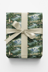 Washington Evergreen Coast - London Penny Gift Wrap