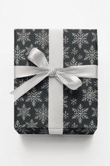 Silver Snowflake Elegance - London Penny Gift Wrap