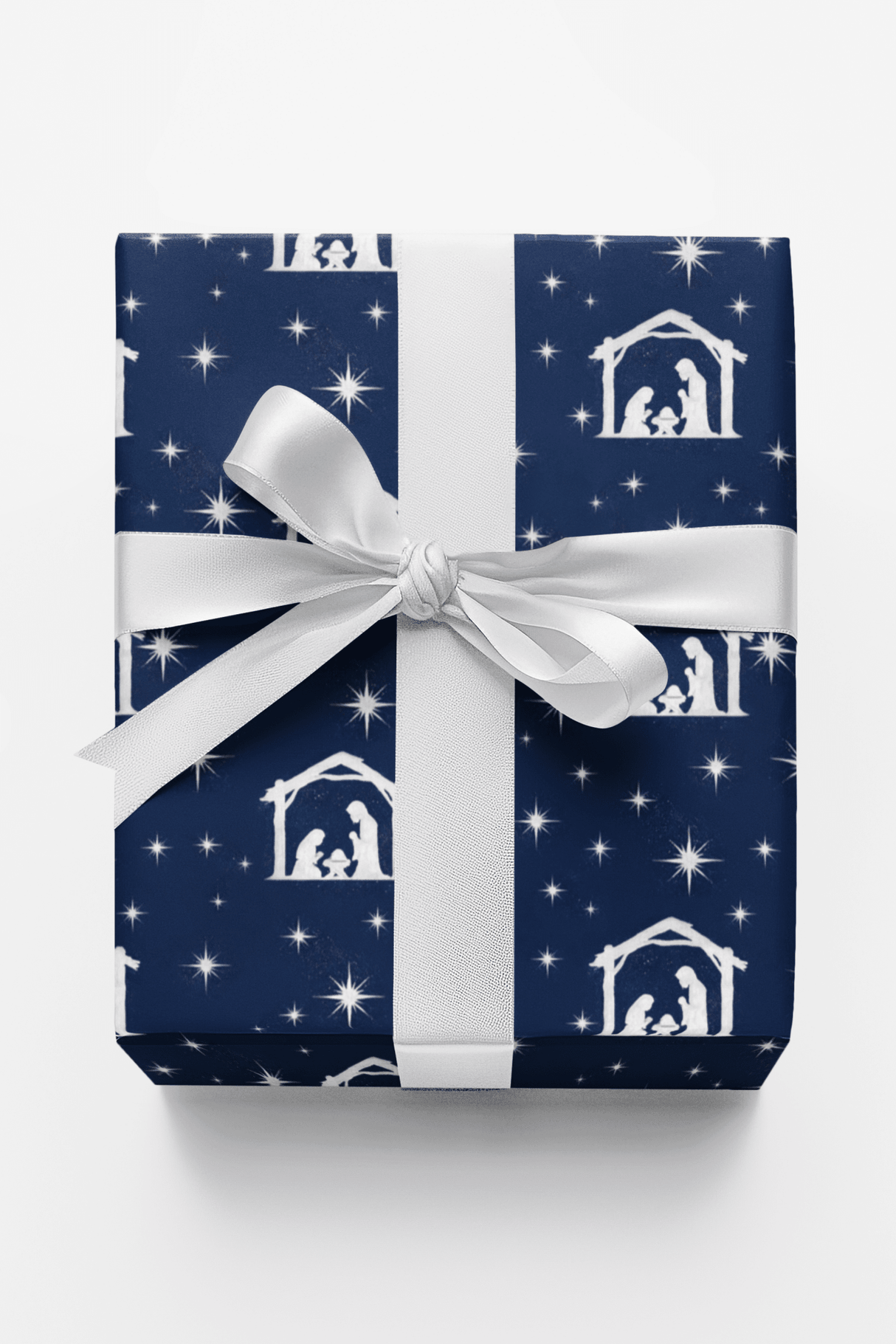 Starlit Midnight Nativity - London Penny Gift Wrap