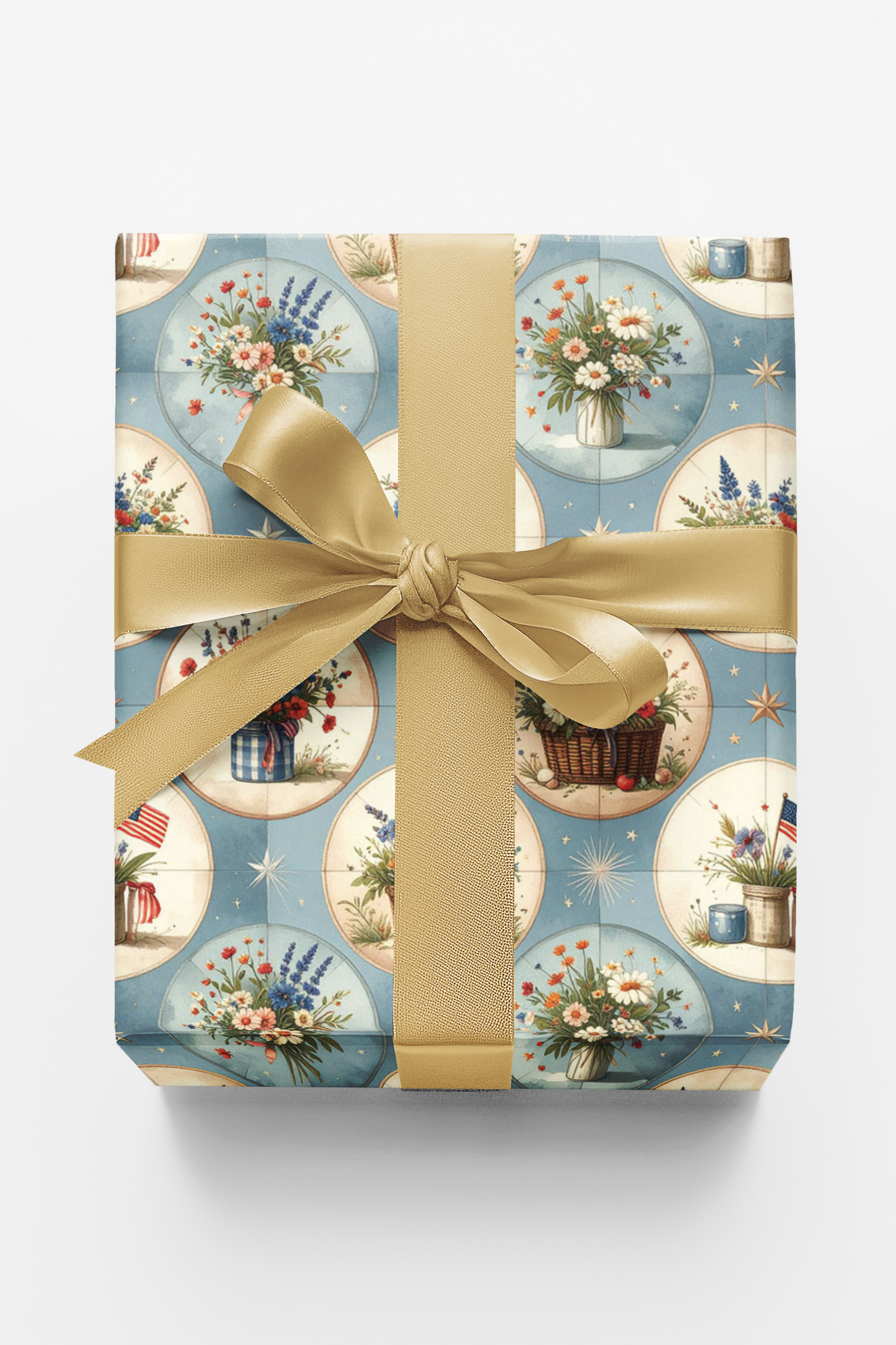 Summer Heritage Medallions Wrapping Paper