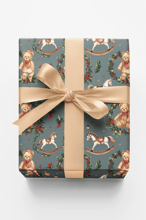 LIMITED TIME |The Toymaker's Window Wrapping Paper - London Penny Gift Wrap