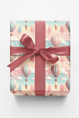 Sweet Treat Hot Air Balloons Wrapping Paper - London Penny Gift Wrap