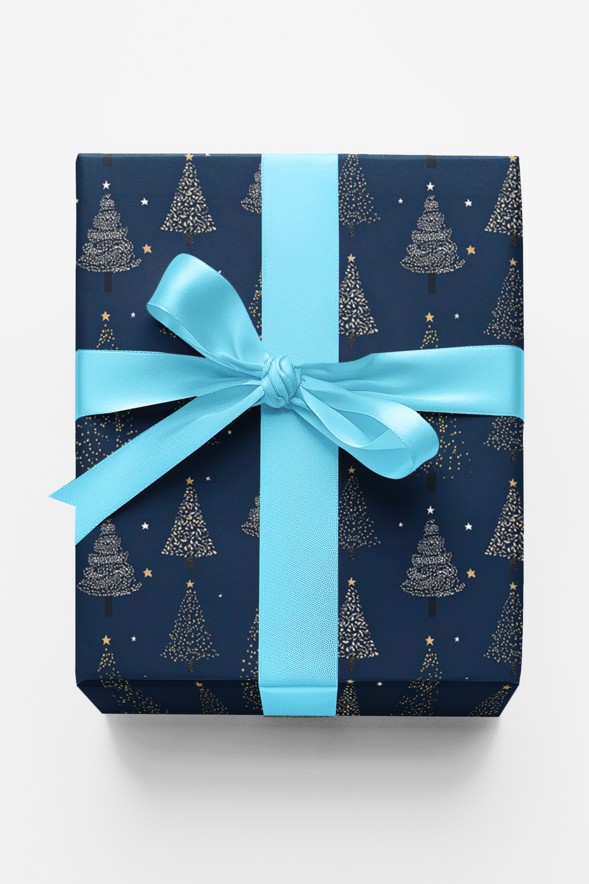 Night Christmas Trees - London Penny Gift Wrap
