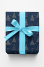 Night Christmas Trees - London Penny Gift Wrap