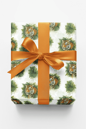 Tiger Jungle - London Penny Gift Wrap