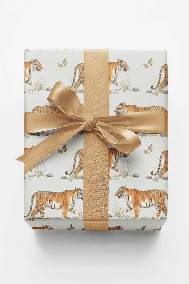 Safari Stroll: Tiger - London Penny Gift Wrap