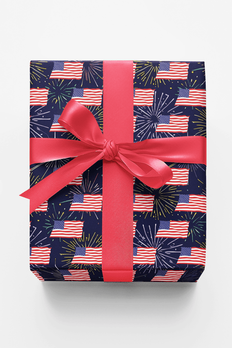 Star Spangled Banner - London Penny Gift Wrap