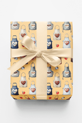 Mom's Apron - Peach - London Penny Gift Wrap