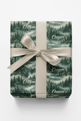 Oregon Forest & Fog - London Penny Gift Wrap