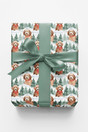 Golden Doodle Flurries - London Penny Gift Wrap