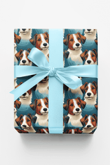 Jack Russell Terrier Tenacity - London Penny Gift Wrap