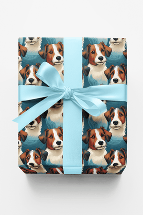 Jack Russell Terrier Tenacity - London Penny Gift Wrap