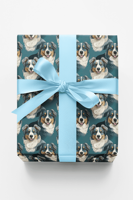 Australian Shepherd Your Heart - London Penny Gift Wrap